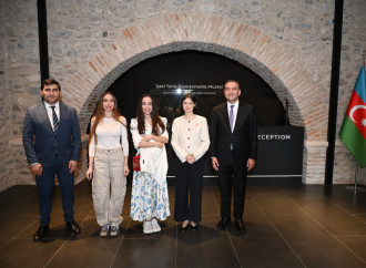Leyla Əliyeva və Arzu Əliyeva "Yuxarı Baş" Milli Tarix-Memarlıq Qoruğunun ərazisində yerləşən bir sıra tarixi-memarlıq abidələrinin açılışında iştirak ediblər