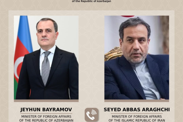 Ceyhun Bayramov Abbas Əraqçi ilə Azərbaycan-İran ikitərəfli əlaqələrini müzakirə edib