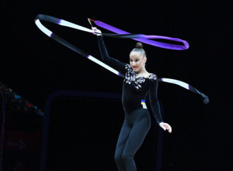 Birinci vitse-prezident Mehriban Əliyeva bədii gimnastika üzrə Avropa kubokunu izləyib