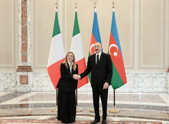 Prezident İlham Əliyevin İtaliya Nazirlər Şurasının sədri Ciorcia Meloni ilə təkbətək görüşü keçirilir