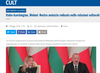 Dünya mediası Baş nazir Ciorcia Meloninin Prezident İlham Əliyevlə Bakıda apardığı danışıqları geniş işıqlandırıb