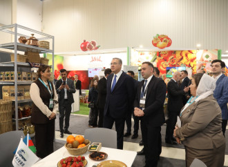 Prezident köməkçiləri Şahmar Mövsümov və Xalid Əhədov “Caspian Agro 2026” və “InterFood Azerbaijan” sərgiləri ilə tanış olublar