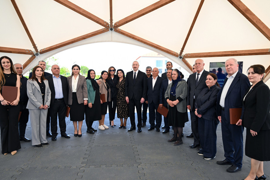 Prezident İlham Əliyev və Birinci xanım Mehriban Əliyeva Cəbrayıl rayonuna səfər ediblər