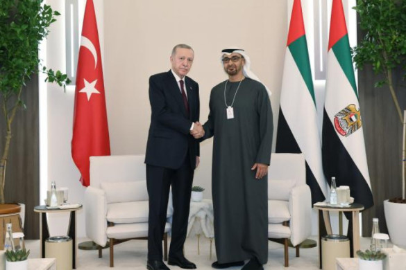 BƏƏ Və Türkiyə liderləri regional təhlükəsizlik məsələlərini müzakirə ediblər