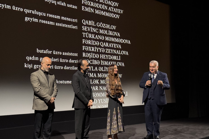 Bakı Media Mərkəzinin rəhbəri Arzu Əliyeva Londonda “Tağıyev: Neft” bədii filminin təqdimatında iştirak edib