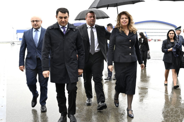Bolqarıstan Prezidenti İliyana Yotova Azərbaycana səfərə gəlib