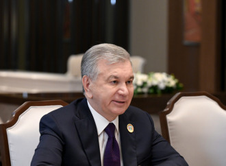 Prezident İlham Əliyev Özbəkistan Prezidenti Şavkat Mirziyoyevlə görüşüb