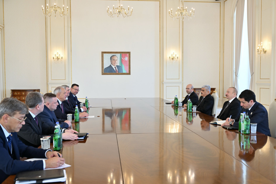 Prezident İlham Əliyev Belarus Milli Assambleyası Nümayəndələr Palatasının sədrini qəbul edib