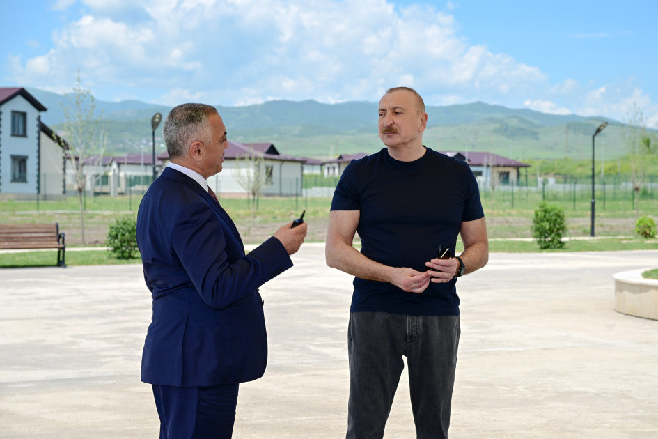 Prezident İlham Əliyevin sosial media hesablarında Şuşaya səfəri ilə bağlı videoçarx paylaşılıb