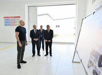 Prezident İlham Əliyev Xocalı şəhərində “Qarabağ Tekstil Evi” MMC-nin açılışında iştirak edib