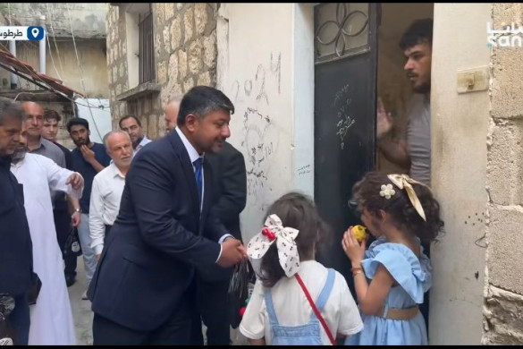 Azərbaycanın Dəməşqdəkı səfirliyinin dəstəyi ilə Banias və Humusda min ailəyə qurban əti paylanılıb
