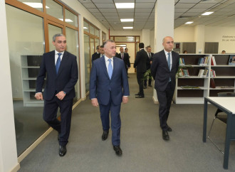 Emin Əmrullayev və Teymur Musayev Qarabağ Universitetinin klinikasında olublar