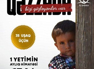 Qəzzada valideynlərini itirmiş 35 uşaq üçün yeni himayə proqramına başlanılır