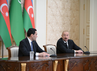 Prezident İlham Əliyev və Türkmənistan Prezidenti Sərdar Berdiməhəmmədov mətbuata bəyanatlarla çıxış ediblər