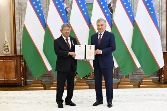 Azərbaycan səfiri Hüseyn Quliyevə "Əmək Şöhrəti" ordeni təqdim edilib
