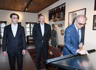 Azərbaycan Prezidenti İlham Əliyev və Türkmənistan Prezidenti Sərdar Berdiməhəmmədov Şuşada Bülbülün ev-muzeyində olublar