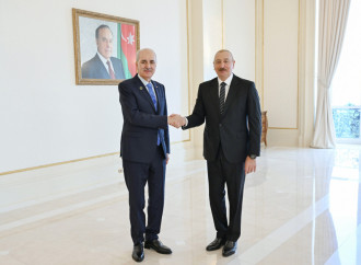 Prezident İlham Əliyev Türkiyə Böyük Millət Məclisi sədrinin rəhbərlik etdiyi nümayəndə heyətini qəbul edib