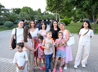 Leyla Əliyeva və Arzu Əliyeva Dənizkənarı Milli Parkda açılış və təqdimat mərasimlərində iştirak ediblər