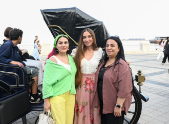 Leyla Əliyeva və Arzu Əliyeva Dənizkənarı Milli Parkda açılış və təqdimat mərasimlərində iştirak ediblər