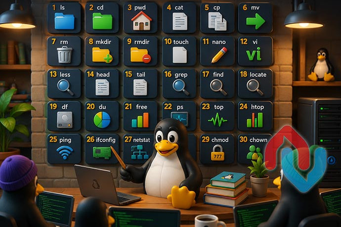 Linux terminalı üçün sürətli referans siyahısı