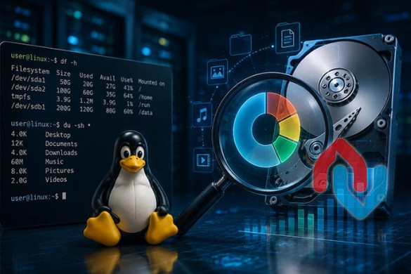 Linuxda disk idarəçiliyi: Df, Du və Mount komandaları