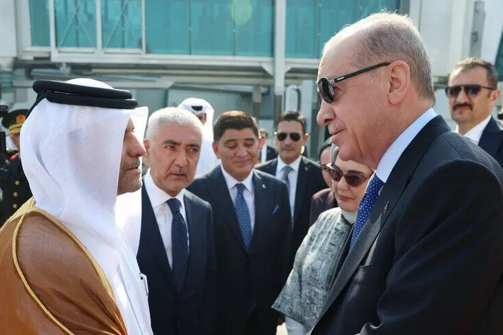 Türkiyə Prezidenti Rəcəb Tayyib Ərdoğan Qətərə səfər edib