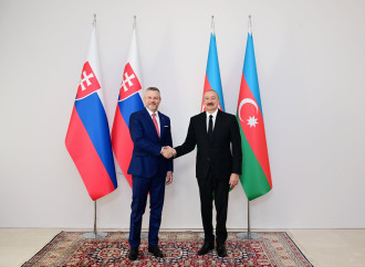 Slovakiya Prezidenti Peter Pelleqrininin Şuşada rəsmi qarşılanma mərasimi olub