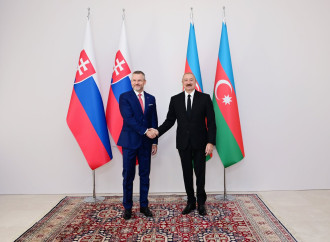 Slovakiya Prezidenti Peter Pelleqrininin Şuşada rəsmi qarşılanma mərasimi olub