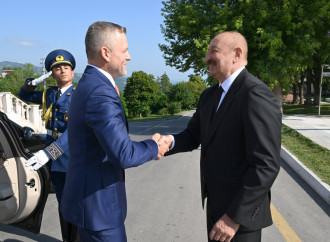 Slovakiya Prezidenti Peter Pelleqrininin Şuşada rəsmi qarşılanma mərasimi olub