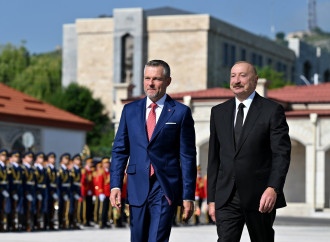 Slovakiya Prezidenti Peter Pelleqrininin Şuşada rəsmi qarşılanma mərasimi olub