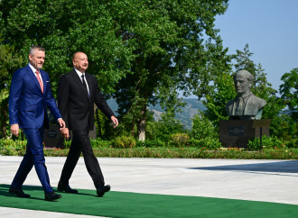 Slovakiya Prezidenti Peter Pelleqrininin Şuşada rəsmi qarşılanma mərasimi olub