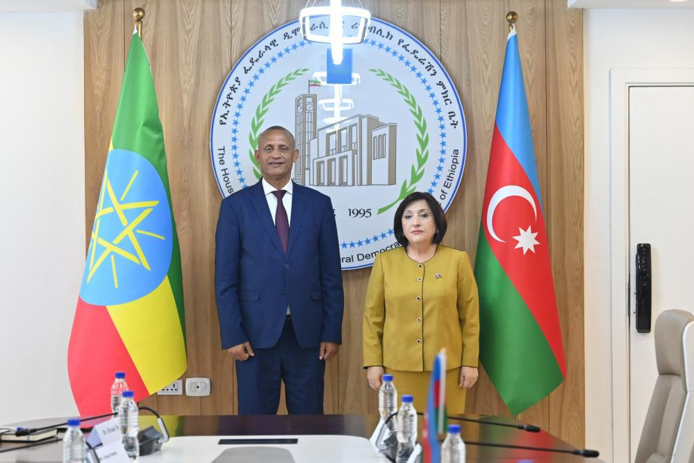 Sahibə Qafarova Efiopiya Federasiya Palatasının sədri ilə görüşüb