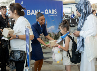 Azərbaycan Hava Yolları Qarsa ilk reysini həyata keçirib