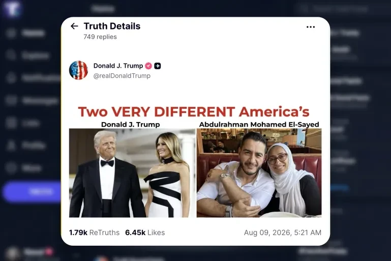 Trampın paylaşımı ABŞ-da mübahisə yaradıb: “İki tamamilə fərqli Amerika”