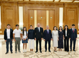 Prezident İlham Əliyev Özbəkistana dövlət səfərinə gəlib