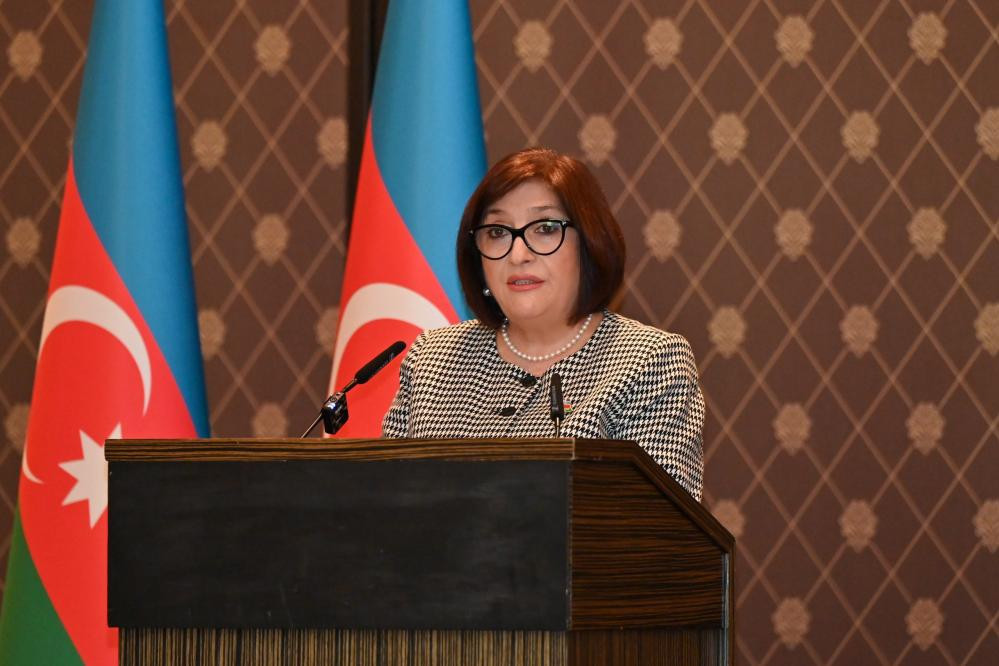Sahibə Qafarova Cenevrədə yerləşən diplomatik korpus rəhbərləri və nümayəndələri ilə görüşdə çıxış edib