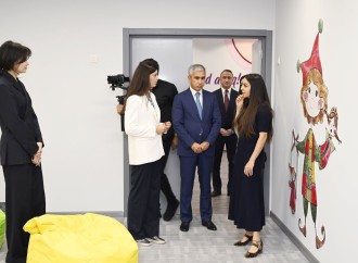 Heydər Əliyev Fondunun vitse-prezidenti Leyla Əliyeva “Kəpənək” uşaq bağçasının açılışında iştirak edib