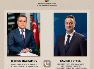 Ceyhun Bayramov və Xavier Bettel arasında telefon danışığı olub