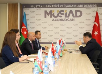 MÜSİAD Azərbaycan rəhbəri millət vəkili ilə görüşüb 