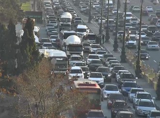 Bakıda ondan çox yolda sıxlıq var