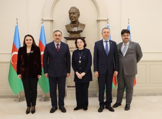 Aktotı Raimkulova Ankarada Azərbaycanın və Qazaxıstanın Türkiyədəki səfirləri ilə görüşüb