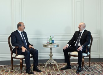 Prezident İlham Əliyev Şuşada Şimali Kipr Türk Cümhuriyyətinin Prezidentini qəbul edib
