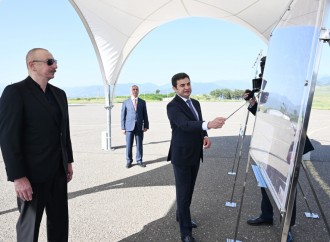 Prezident İlham Əliyev Xocalı hava limanında olub