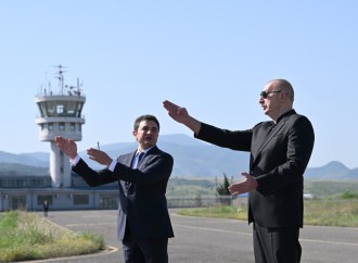 Prezident İlham Əliyev Xocalı hava limanında olub