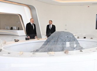 Prezident İlham Əliyev Palçıq Vulkanları Turizm Kompleksinin açılışında iştirak edib