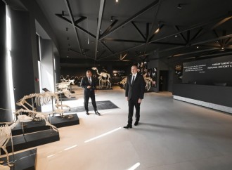 Prezident İlham Əliyev Palçıq Vulkanları Turizm Kompleksinin açılışında iştirak edib