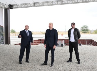 Prezident İlham Əliyev Ağdam rayonunun Eyvazxanbəyli kəndinin təməlqoyma mərasimində iştirak edib