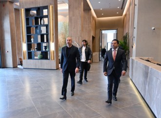 Prezident İlham Əliyev “Aghdam City Hotel”in açılışında iştirak edib