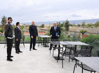 Prezident İlham Əliyev “Aghdam City Hotel”in açılışında iştirak edib