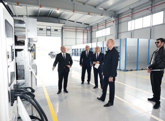 Prezident İlham Əliyev Ağdam Sənaye Parkında görülən işlərlə tanış olub, yeni zavodların açılışlarında iştirak edib